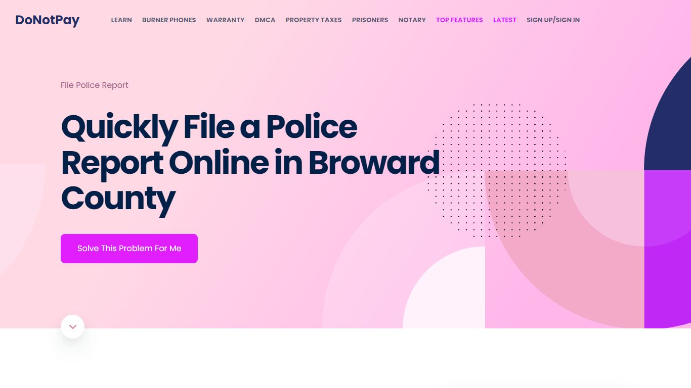 File a Police Report Online in Broward County [Fast & Easy] - DoNotPay